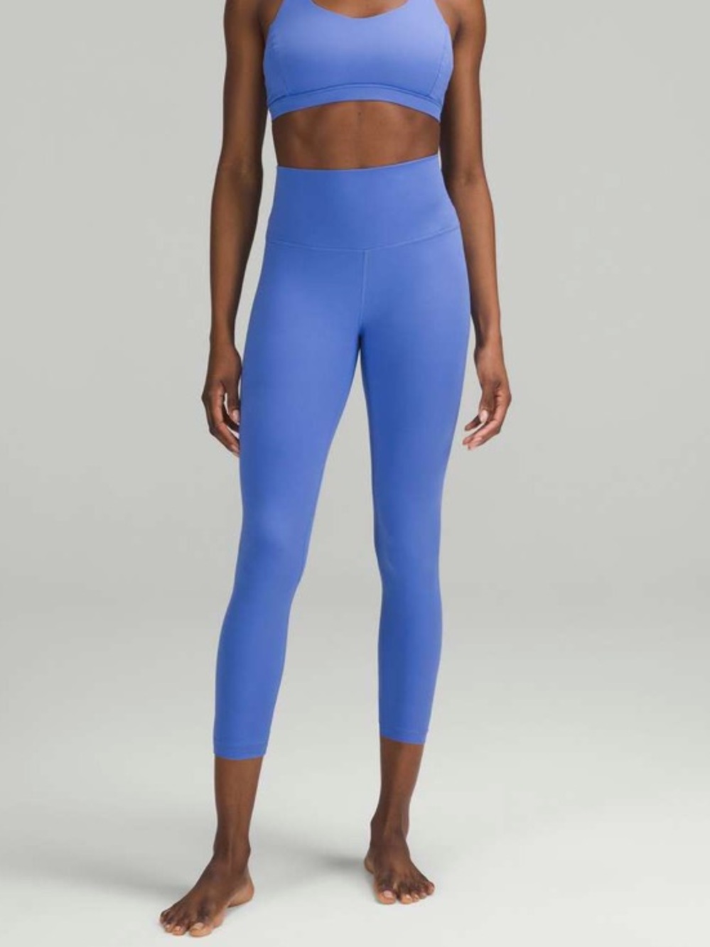 NWT Lululemon Align High Rise Crop 23” Size 6 Wild Indigo